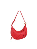Calin Curved Stitch Hobo Shoulder Bag