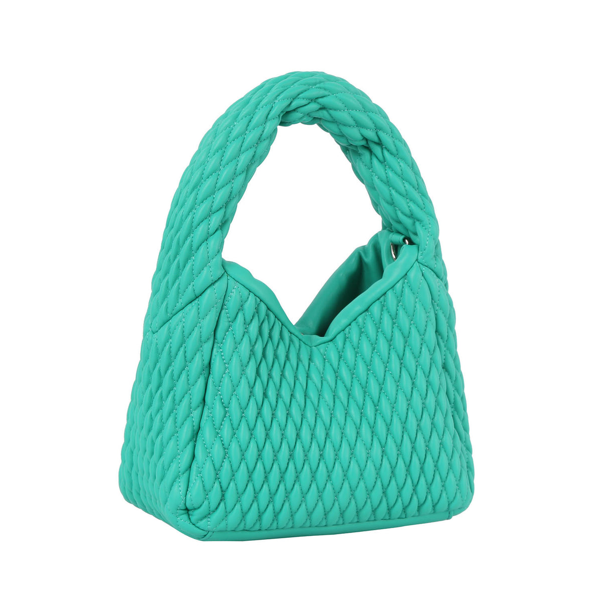 Puffy quilted mini crossbody bag
