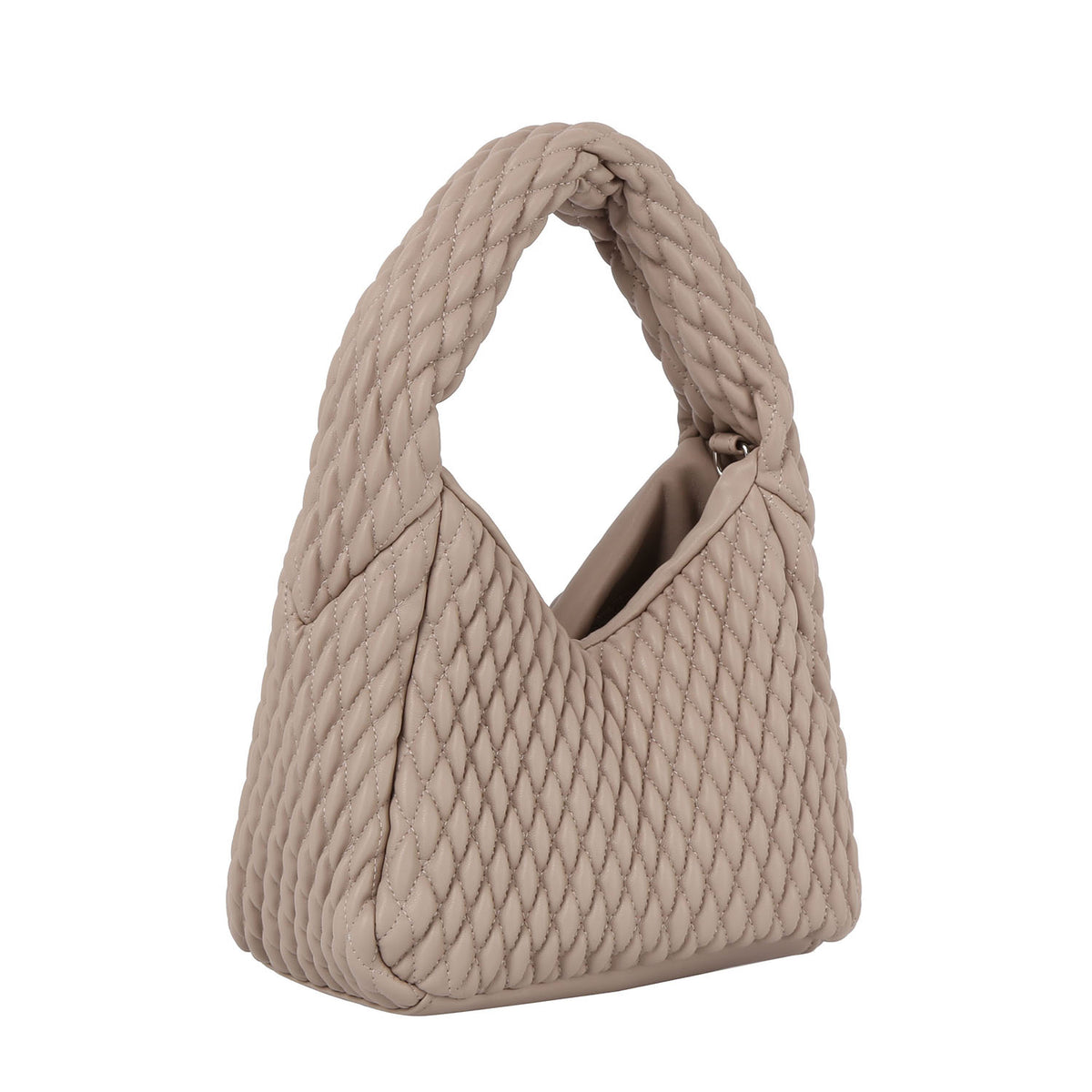 Puffy quilted mini crossbody bag