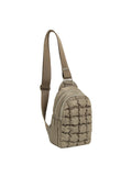 Ecostitch Quilted Sling Backpack