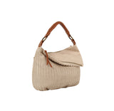 Calin weaving top handle double entry hobo