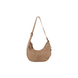 Calin woven detailed middle oversized shoulder bag