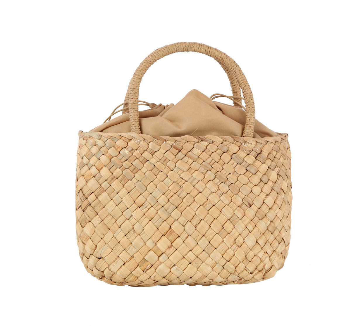 Weaved basket tote bag