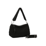 Nylon quited shoulder bag