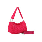 Nylon quited shoulder bag