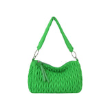 Nylon quited shoulder bag