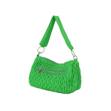 Nylon quited shoulder bag