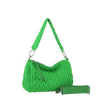 Nylon quited shoulder bag