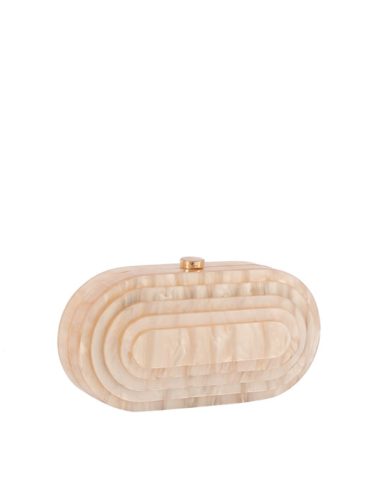 Calin acrylic clutch