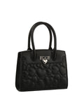 Calin heart quilted mini satchel