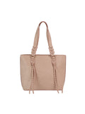 Calin Collection Braided Handle Tote Bag Handbag