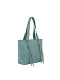 Calin Collection Braided Handle Tote Bag Handbag