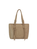 Calin Collection Braided Handle Tote Bag Handbag