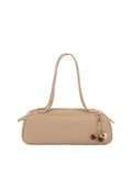 Cherry Charm Barrel Shoulder Bag