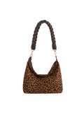 Leopard Print Hobo Bag