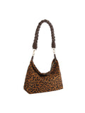 Leopard Print Hobo Bag
