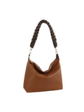 Shoulder bag with Braided shoulder strap