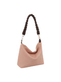 Shoulder bag with Braided shoulder strap