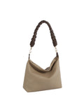 Shoulder bag with Braided shoulder strap