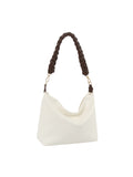 Shoulder bag with Braided shoulder strap
