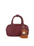 Mini Tote Bag with Teddy Bear Charm