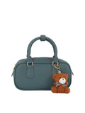 Mini Tote Bag with Teddy Bear Charm