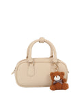 Mini Tote Bag with Teddy Bear Charm