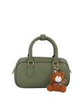 Mini Tote Bag with Teddy Bear Charm