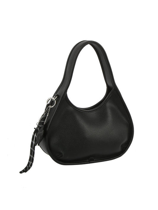 Hobo Bag with Detachable Charm