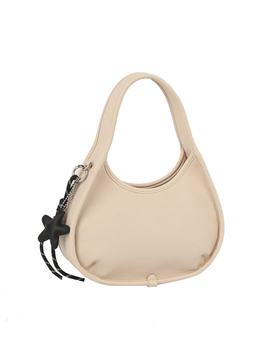 Hobo Bag with Detachable Charm