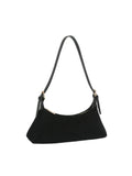Slouchy Suede Minimalist Shoulder Bag