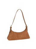 Slouchy Suede Minimalist Shoulder Bag