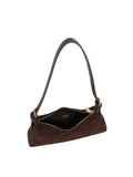 Slouchy Suede Minimalist Shoulder Bag