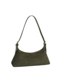 Slouchy Suede Minimalist Shoulder Bag