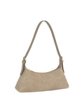 Slouchy Suede Minimalist Shoulder Bag