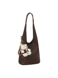 Hobo Bag with Bear Charm