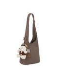 Hobo Bag with Bear Charm