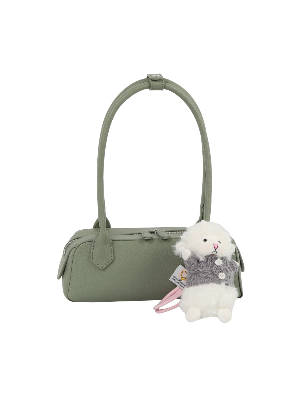 Shoulder Bag with Animal Charm