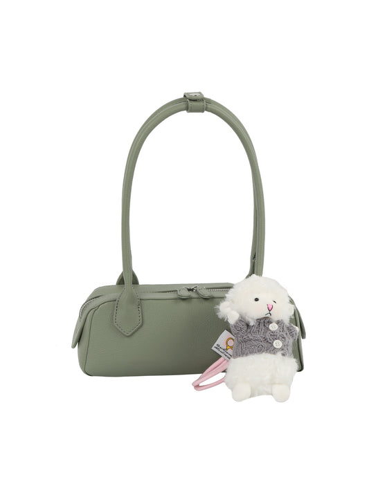 Shoulder Bag with Animal Charm
