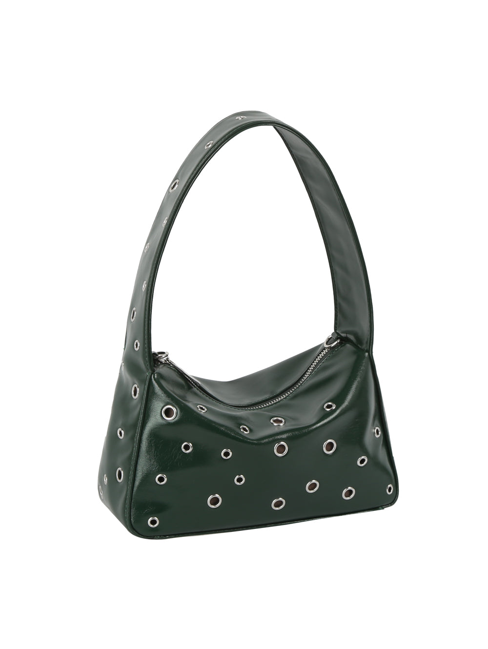 Hobo Bag with Metal Eyelets