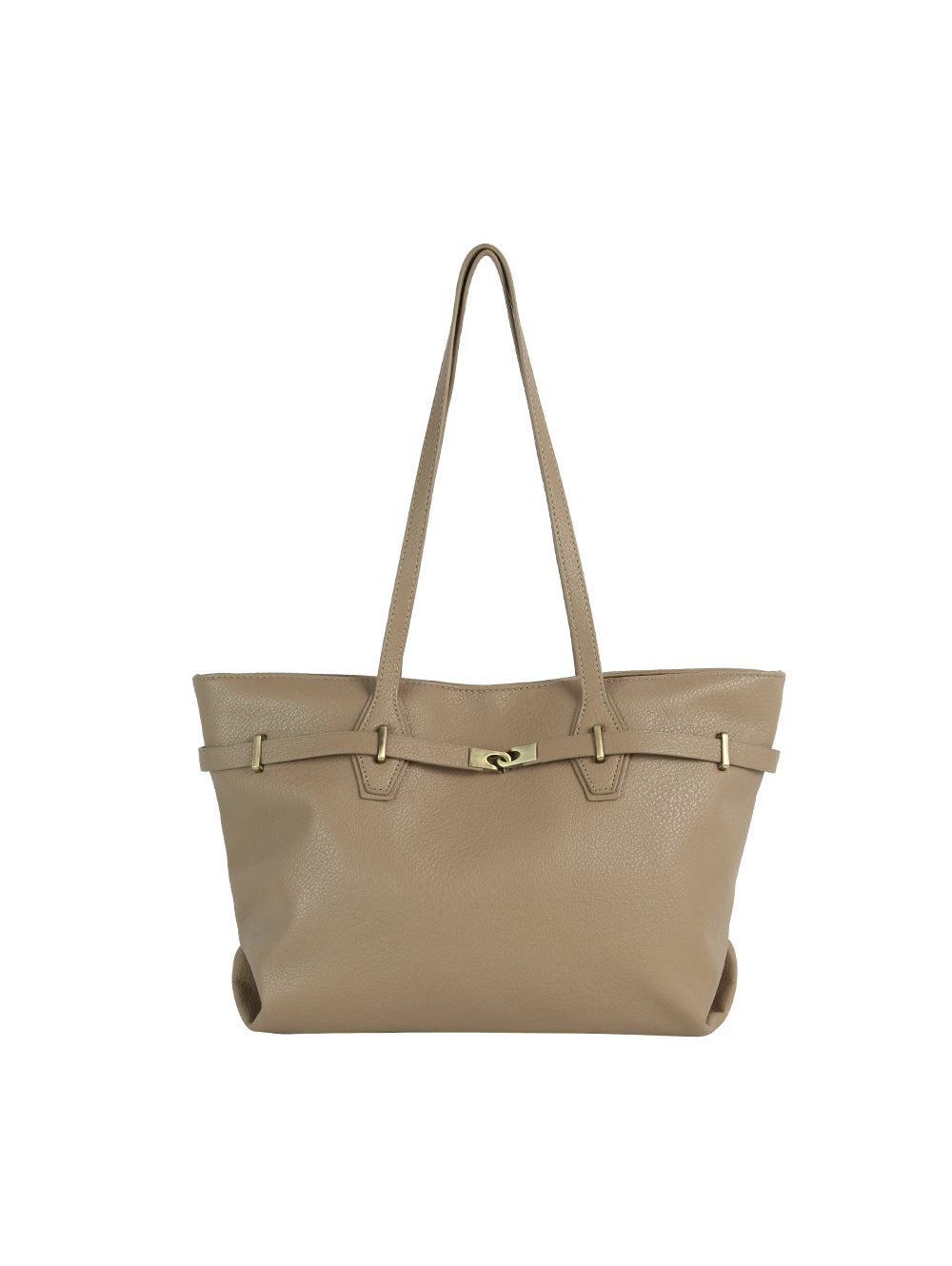 Calin Classic Belted Tote Bag