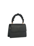 Calin Scrunchie Top-Handle Flap Handbag