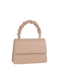 Calin Scrunchie Top-Handle Flap Handbag