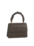 Calin Scrunchie Top-Handle Flap Handbag