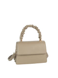Calin Scrunchie Top-Handle Flap Handbag