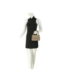 Calin Scrunchie Top-Handle Flap Handbag