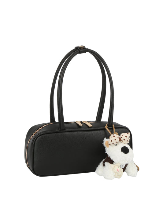 Shoulder bag with Attached Animal Charm