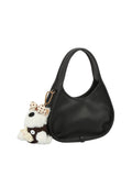 Hobo Bag with Attached Animal Charm