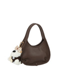 Hobo Bag with Attached Animal Charm
