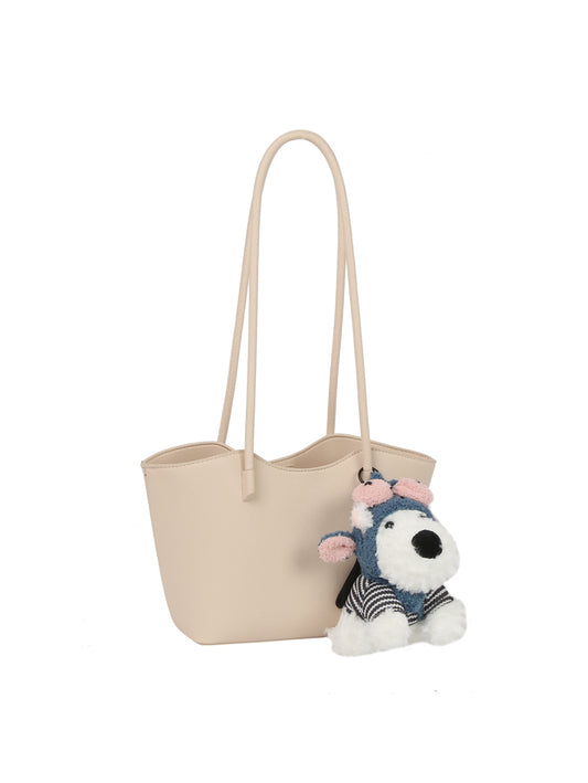 Shoulder Bag with Animal Charm
